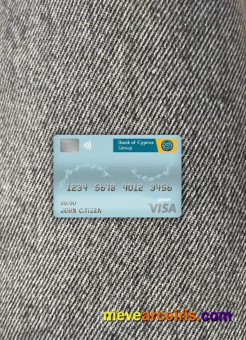 Cyprus bank of cyprus visa debit card photolook